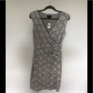 Special occasion cocktail dress with sequins